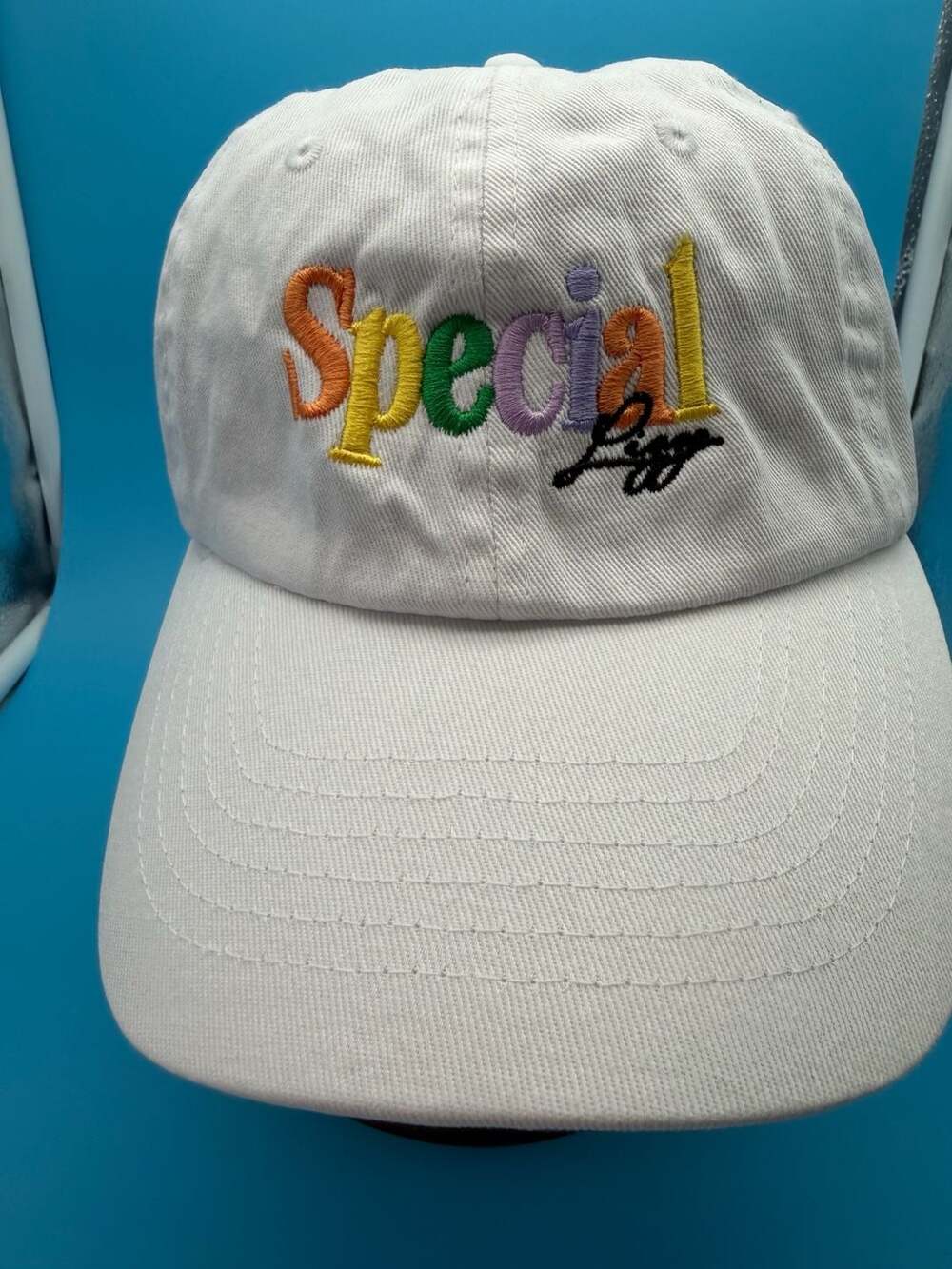 Lizzo Special Album Merch White Embroidered Hat